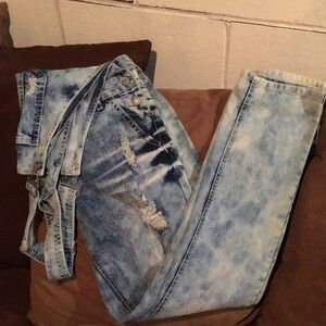 Stonewashed Jean Jumper